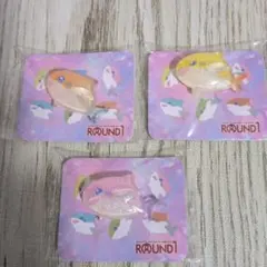 ラウンドワン限定 サメ ぷっくりシール 3点セット