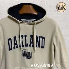 USA古着★OAKLAND パーカー フーディ 古着女子 オーバーサイズ