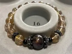 ☆パープルゴールドフローライトとアイオライトサンストーンの夕暮れブレス☆