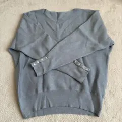 IKKA LOUNGE グレー 長袖ニット Lサイズ