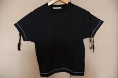 セール！LUCA LADY LUCK LUCA 半袖　紐付　Tシャツ ブラックのサムネイル