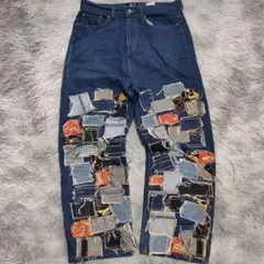 Archive Y2K パッチワーク リメイク　WIDE denim 変形デニム