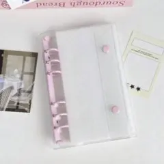 A6サイズ バインダー ピンク リフィル