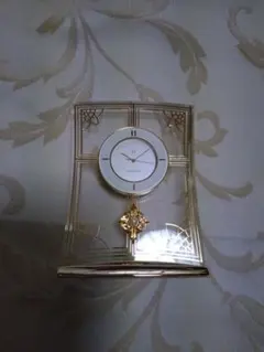 MIKIMOTO】ミキモト 置時計 卓上時計 真珠装飾付き 高級ブランド