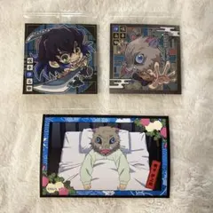 鬼滅の刃 嘴平伊之助 ステッカー 3枚セット