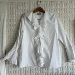 UNITED ARROWS フリル付きホワイトシャツ