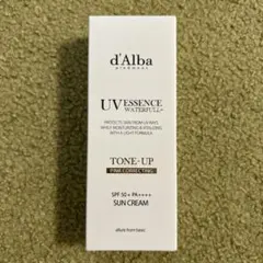 新品未使用　　dAlba UVトーンアップサンクリーム ピンク