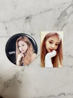 TZUYU 缶バッジ トレカセット