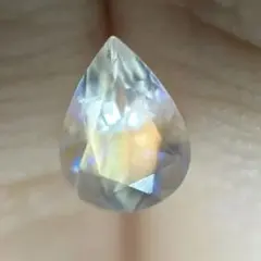 天然　アンデシンラブラドライト　レインボームーンストーン　ペアシェイプ　ルース