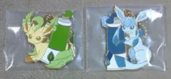 ポケモン 一番くじ カラーメタルチャーム リーフィア グレイシア セット