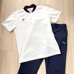 【中古】PUMA プーマ ゴルフ ポロシャツ&パンツ セット