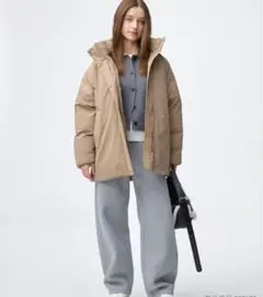 GU ウォームパデッドステッチレスコート
