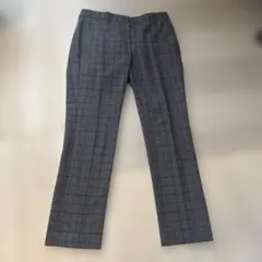 theory　チェックウールパンツ