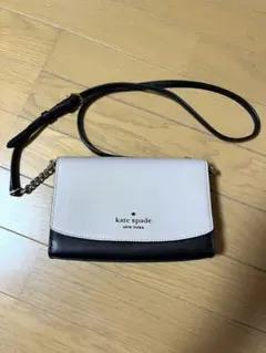 【kate spade ショルダーバッグ ピンク/ブラック】