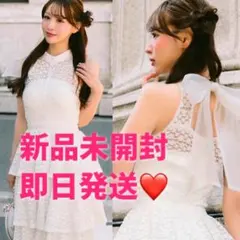 新品未開封 ダーリッチ ロングワンピースFREE darichリボン　レース