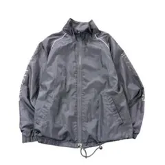 7AS12 トラックジャケット　ジャージ　グレー 古着　used