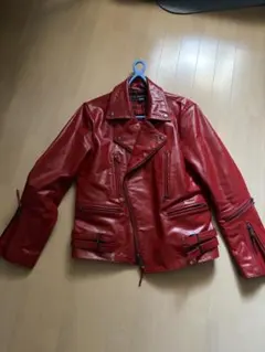 Haruf ライダースジャケット　ダブル　レッドのサムネイル