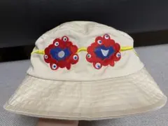大阪関西万博　ミャクミャク　刺繍付きベージュバケットハット