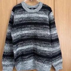 AZUL ニットセーター M ブラック・グレー