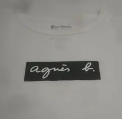 アニエスベー×アダムエロペ　ボックスロゴTシャツ