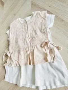 子供服　女の子　120 Ｔシャツ ベスト　トップス　半袖