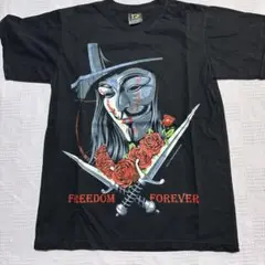 Vフォー・ヴェンデッタ アノニマス Tシャツ ユニセックスMサイズ黒