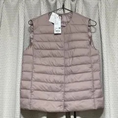 新品未使用　UNIQLO PUFFTECH ピンク ダウンベスト　サイズM