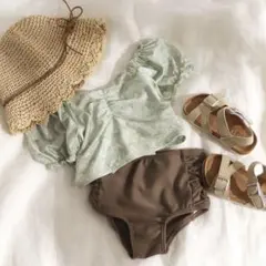 新品　アプレレクール　水着　セパレート　100