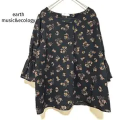 アースミュージック＆エコロジー フラワープリント チュニック Ｆ