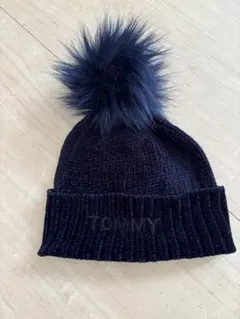 TOMMY HILFIGER ニット帽 ネイビー OSのサムネイル
