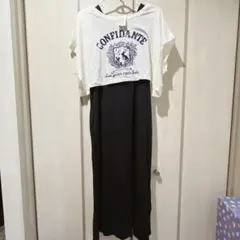 【新品タグ付き】earth music&ecology キャミワンピース ロング