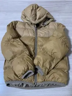 F.O.KIDSオリジナルふわ軽ダウンジャケットジャンパーブルゾン/140茶色