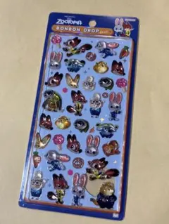 新品！正規品！ズートピア第一弾　ボンボンドロップシール♪