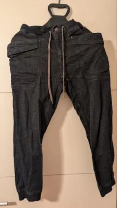 Gohemp デニム ベンダーリブパンツ　ジョガーパンツ　ゴーヘンプ