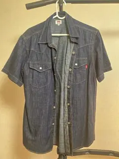EDWIN ショートスリーブ デニムシャツ Sサイズ
