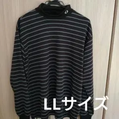 IGINO 長袖シャツ　ストライプ　LLサイズ