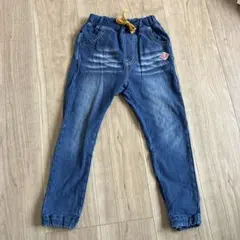 キッズ ロングパンツ デニム 星柄 120