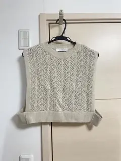 【archives】レース編みニットベスト