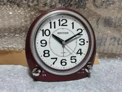 リズム デュアルサウンドR641 目覚まし時計 置時計 ベル 大音量 アラーム