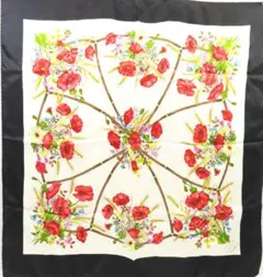 2511-307｜美品｜グッチ スカーフ シルク レッド タグあり - メルカリ
