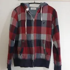 BACK NUMBER チェック柄パーカー Mのサムネイル