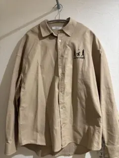 Quash ベージュ 長袖シャツ Lサイズ