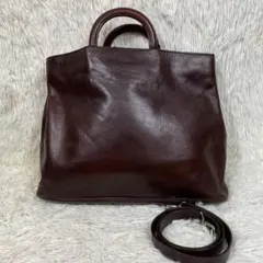『HIROFU』ヒロフ イタリア製 レザー 2way バックのサムネイル