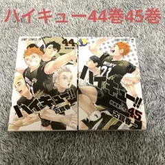 ハイキュー44巻　45巻　漫画　アニメ　名作 完結バレー　高校生　部活