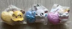 とっとこハム太郎　スイングマスコット　3種　キーホルダー　ガチャ