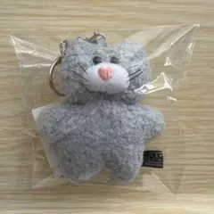 mojojojo ローリーズ　トイキーホルダー　グレー　ネコ