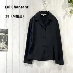 ルイシャンタンLui Chantantテーラードジャケット 黒 38 M 日本製のサムネイル