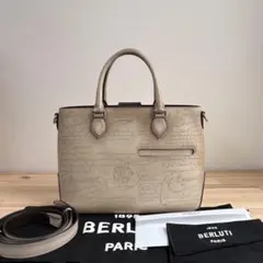 美品・限定　Berluti ベルルッティ　トゥジュールXS オッソ　トートバッグのサムネイル