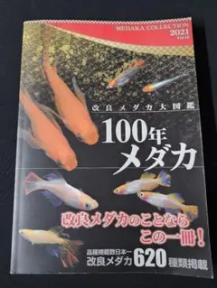 2021年版・改良メダカ大図鑑「100年メダカ」改良メダカ620種類掲載