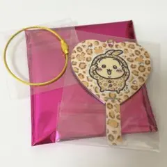 ちいかわ　トレーディングミニミラーキーホルダー　　うさぎ　豹柄